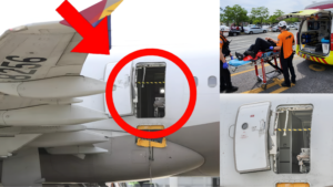 उडिरहेको विमानमा एक व्यक्तिले आपतकालिन ढोका खोल्दा १२ जना घाइते। 