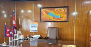 बालेनले राखे आफ्नो कार्यकक्षमा ग्रेटर नेपालको नक्सा