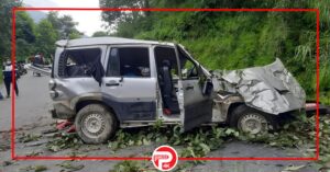 सिन्धुपाल्चोकमा जिप दुर्घटना हुँदा २ को मृत्यु, ४ जना घाइते