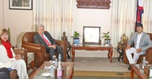 राष्ट्रसंघका महासचिव गुटरेस र परराष्ट्र मन्त्री साउदबीच भेटवार्ता