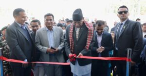 प्रधानमन्त्री प्रचण्डद्वारा इनरुवा सबस्टेसन समुद्घाटन