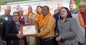 राष्ट्रिय सहकारी महासंघको सँचालक पदमा निर्वाचित नथुनि यादवलाई नेफ्स्कून फिल्ड कार्यलय जनकपुरमा भब्य स्वागत