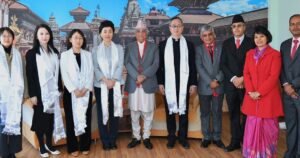 एमाले अध्यक्ष ओली र चिनियाँ उपमन्त्री हायानबीच भेटवार्ता