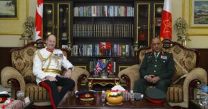 प्रधान सेनापति शर्मा तथा बेलायती सेना प्रमुखबिच भेटवार्ता