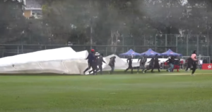 वर्षाका कारण नेपाल र हङकङबिचको खेल ढिलाइ