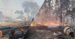 गुल्मीको विद्युत सब – स्टेसनमा आगलागी हुँदा करोडौंको क्षति