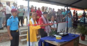 हरिवनमा २९ वटा सिसिटिभी जडान र ट्राफिक प्रहरी पोष्टको समुद्घाटन