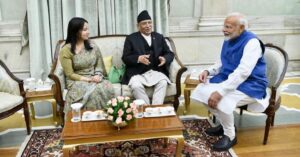 प्रचण्ड र मोदीबीच भेटवार्ता