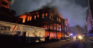 बुटवलको डेल्टा मार्टको आगलागीबाट ४० करोड बढी क्षति अनुमान