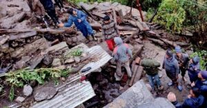 गुल्मीमा पहिरोमा पुरिँदा एकै घरका तीनजनाको मृत्यु, दुई बेपत्ता