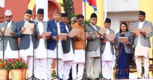 ओलीको २२ सदस्यीय मन्त्रिमण्डलमा नौ नयाँ अनुहार