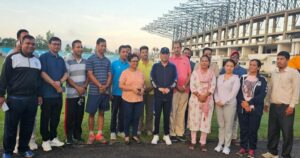 कर्णाली प्रदेश रंगशाला अनुगमन गर्दै प्रचण्डले भने- दशौं राष्ट्रिय खेलकुद समयमै हुनुपर्छ