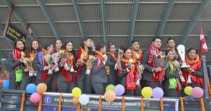 च्याम्पियन नेपाल पुलिस क्लबको भव्य स्वागत