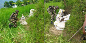 सेनाले निस्क्रिय पार्‍यो संखुवासभामा भेटिएको शंकास्पद वस्तु