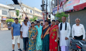 संविधानको विरोधमा तमलोपाले जनकपुरधाममा गाड्यो कालो झण्डा