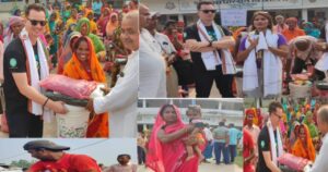 राजदेवी नगरपालिकाका ३५० बाढीपीडित परिवारलाई राहत वितरण