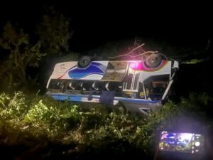 यात्रुबस दुर्घटना हुँदा एककाे मृत्यु, सात जना घाईते