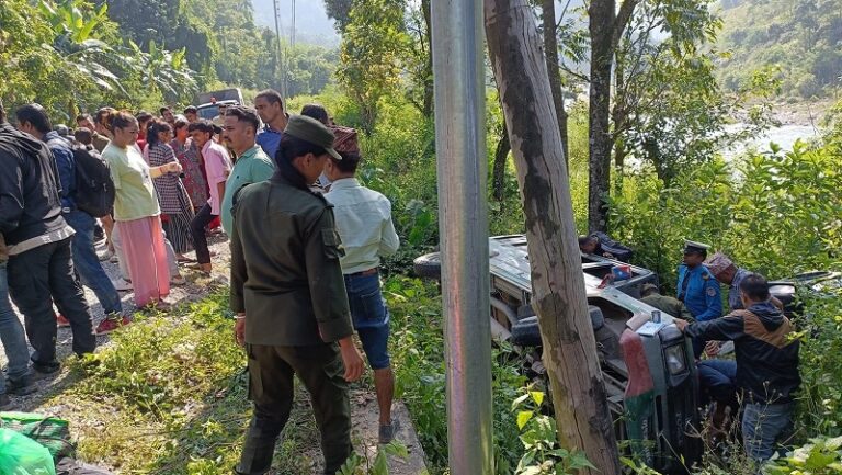 जाजरकोटमा बोलेरो जिप दु*र्घटना, दुई जनाको मृ*त्यु, तीन घाइते
