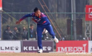 एनपीएलको पहिलो विकेट ललित राजवंशीलाई