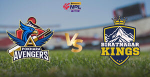 एनपीएल : विराटनगर किंग्स १२७ रन बनाएर अलआउट