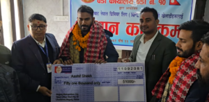 एनपिएलमा बिजेता र उपबिजेता शेख दाजुभाईलाई गृहजिल्लामा सम्मान