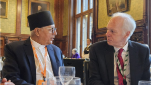 कांग्रेस नेता शेखर कोइराला र बेलायतका मन्त्रीबीच भेटवार्ता