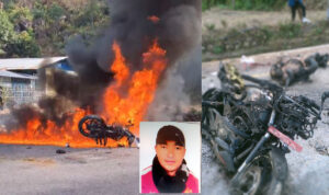 भयानक दुर्घटना : ट्रकको ठक्करपछि मोटरसाइकलसँगै जले युवक