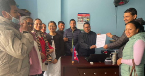 राप्ती गाउँपालिकाका सबै वडासचिवले गरे पेन डाउन