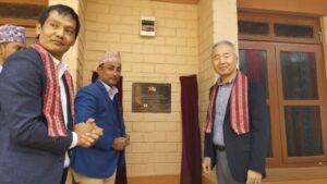 जापानी राजदूतद्वारा विद्यालय भवन हस्तान्तरण