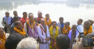 प्रचण्डद्वारा नाढीमन तालको अवलोकन, पर्यटन प्रवर्द्धनमा जोड