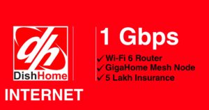 डिशहोमले ल्यायो १ जीबीपीएस गतिको इन्टरनेट, एकैसाथ ६४ डिभाइस जडान गर्न सकिने