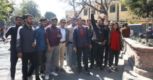 त्रिचन्द्र क्याम्पसमा अनेरास्ववियुको प्रदर्शन