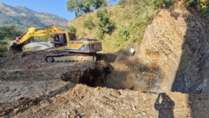 तनहुँको मान्द्रे खोलामाथि कल्भर्ट निर्माण