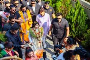 नेपाल आईपुगिन् देवि प्रतिभा, पोखरामा गरियो स्वागत