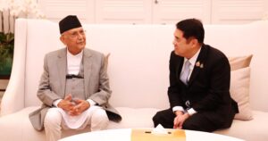 थाइल्यान्ड आइपुगे प्रधानमन्त्री ओली