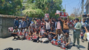 कश्मीरमा भएको आतंकारी हमलाको विरोधमा काठमाडौंमा प्रदर्शन