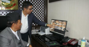 मन्त्रालयमै बसेर कीर्तिपुर क्रिकेट मैदानको निरीक्षण