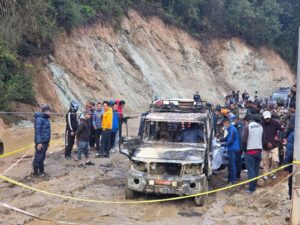 ताप्लेजुङ घटनाका घाइतेलाई हेलिकप्टरबाट काठमाडौं ल्यायो