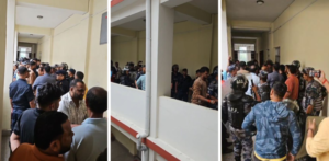 जिल्ला प्रशासन कार्यालय पर्सामा तनाव