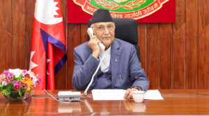 प्रधानमन्त्री ओली र भारतीय समकक्षी मोदीबीच टेलिफोन संवाद