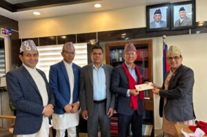 नेप्सेका नवनियुक्त सीईओ चापागाईंले बुझे नियुक्ति पत्र