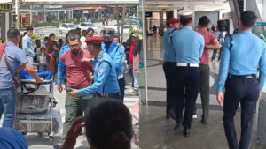 विमानस्थलमा युवकलाई दुर्व्यवहार गर्ने प्रहरीमाथि छानबिन शुरू