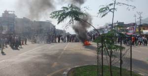 गाडीको ठक्करबाट पैदलयात्रीको मृत्यु भएपछि वीरेन्द्रनगरमा तनाव