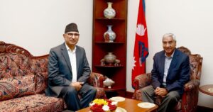 अर्थमन्त्री पौडेलद्वारा आगामी बजेटबारे कांग्रेस सभापति देउवासँग परामर्श