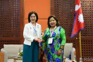 परराष्ट्रमन्त्रीसँग जापानका उपविदेशमन्त्रीको भेट