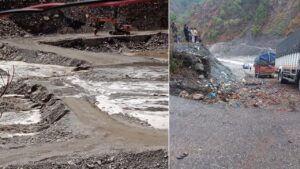 पहिरोका कारण कान्तिलोकपथ अवरुद्ध