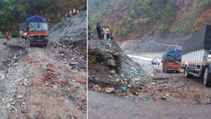 बाढीले बागमती खोलाको डाइभर्सन बगायो, कान्ति लोकपथ अवरुद्ध