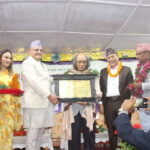 पोखरामा पहिलोपल्ट पोखरामा वसन्त काव्य महोत्सव, स्रष्टाको सम्मान