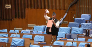 संसद् बैठकमै च्यातियो बजेट पुस्तक