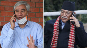 माधव नेपालविरुद्धको मुद्दामा चासो राख्दै प्रचण्डलाई देउवाको फोन